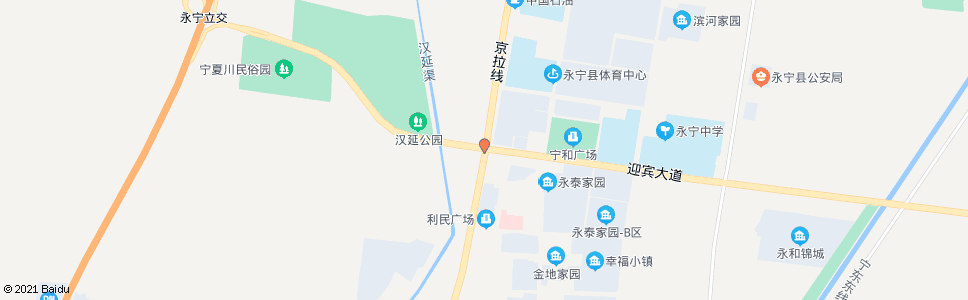 银川宁朔街迎宾大道_公交站地图_银川公交_妙搜公交查询2024