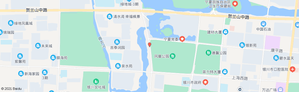 银川亲水街康平路口_公交站地图_银川公交_妙搜公交查询2024