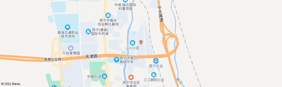 西宁朝阳国际建材城_公交站地图_西宁公交_妙搜公交查询2024