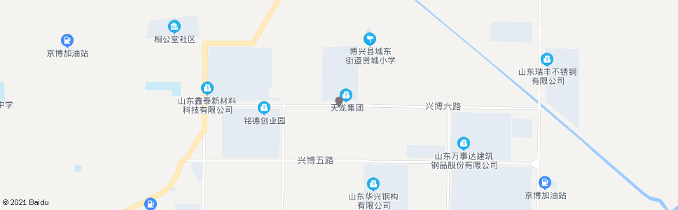 滨州天龙建筑_公交站地图_滨州公交_妙搜公交查询2024