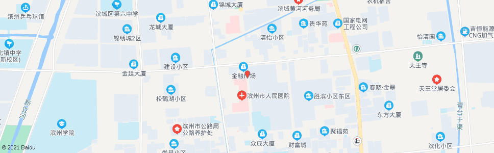 滨州银座渤海店_公交站地图_滨州公交_妙搜公交查询2024