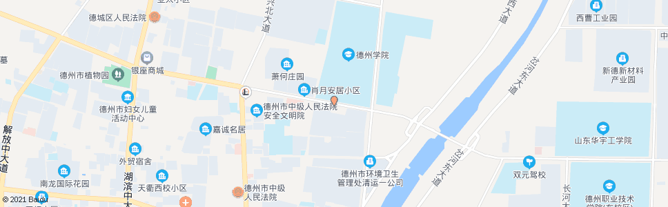 德州德州学院_公交站地图_德州公交_妙搜公交查询2024