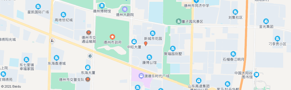 德州新城市花园_公交站地图_德州公交_妙搜公交查询2024