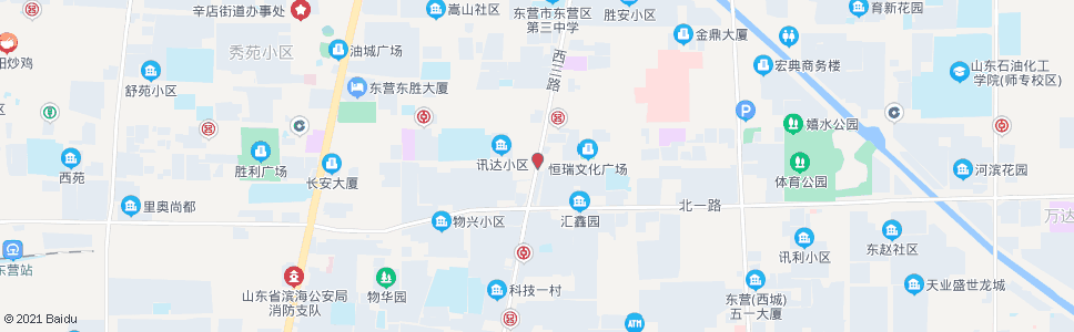 东营百货大楼西三路店_公交站地图_东营公交_妙搜公交查询2024