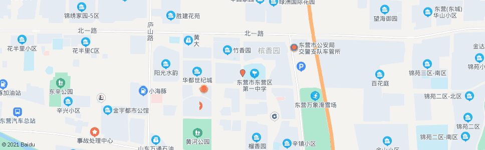 东营东营区一中_公交站地图_东营公交_妙搜公交查询2025