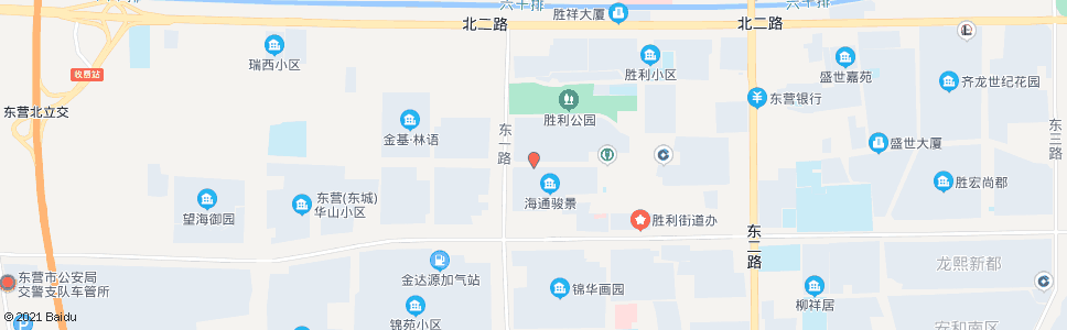 东营海通骏景北门_公交站地图_东营公交_妙搜公交查询2024