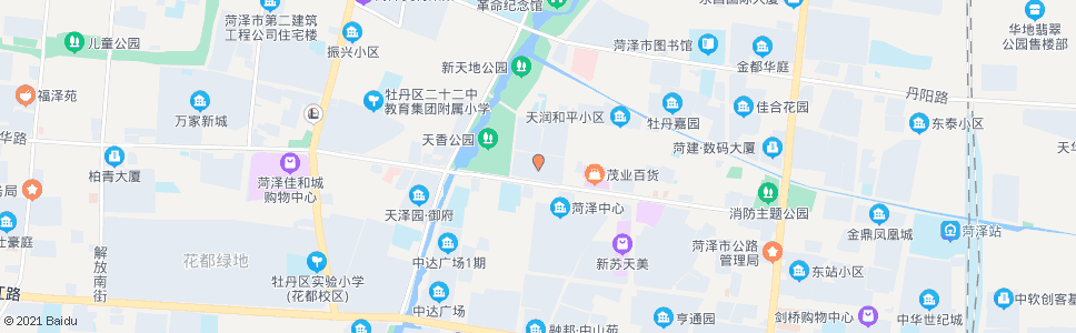 菏泽市政府_公交站地图_菏泽公交_妙搜公交查询2024