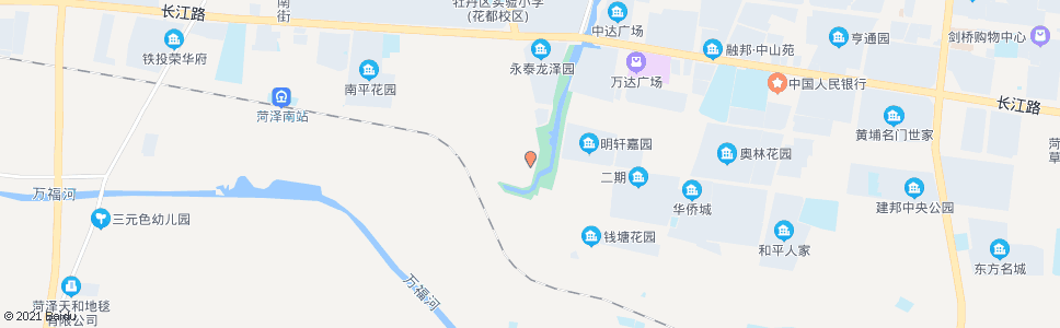 菏泽黄口建生妇儿医院_公交站地图_菏泽公交_妙搜公交查询2024