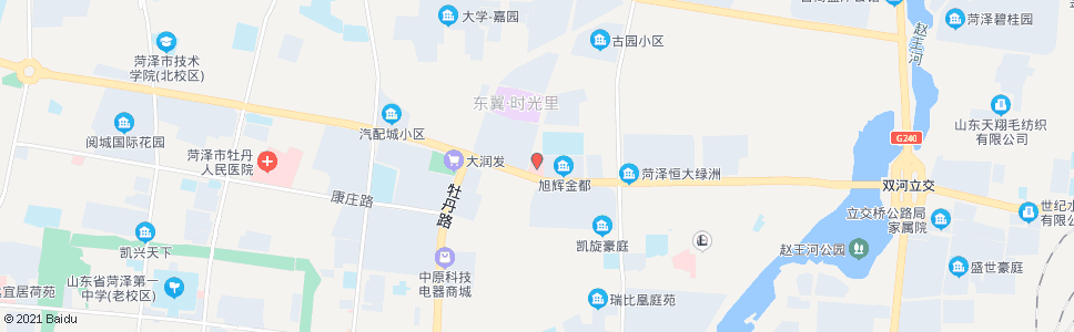 菏泽鲁心医院_公交站地图_菏泽公交_妙搜公交查询2024