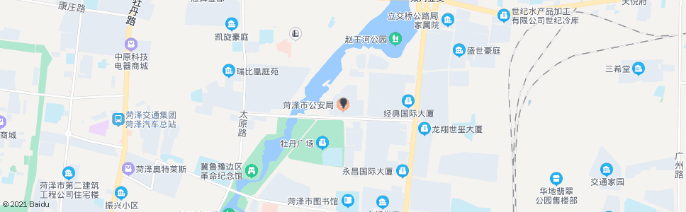 菏泽市公安局_公交站地图_菏泽公交_妙搜公交查询2024