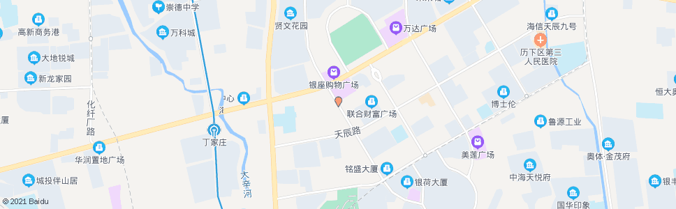 济南崇华路工业南路_公交站地图_济南公交_妙搜公交查询2025