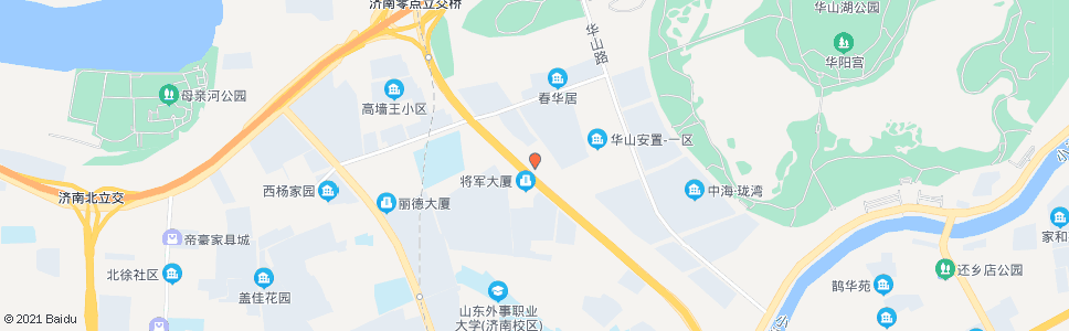 济南华山街道办事处_公交站地图_济南公交_妙搜公交查询2024