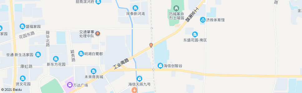 济南工业南路凤凰路_公交站地图_济南公交_妙搜公交查询2024