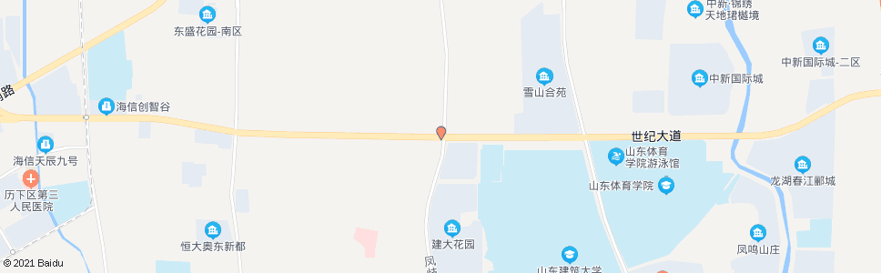 济南凤岐路世纪大道_公交站地图_济南公交_妙搜公交查询2024