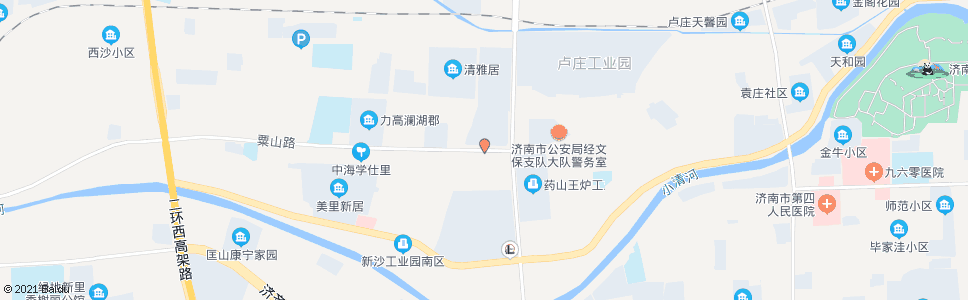 济南粟山路黄岗路_公交站地图_济南公交_妙搜公交查询2024