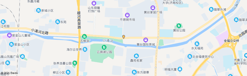 济南小清河北路历黄路_公交站地图_济南公交_妙搜公交查询2024