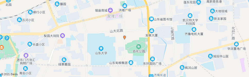 济南洪家楼南路_公交站地图_济南公交_妙搜公交查询2024