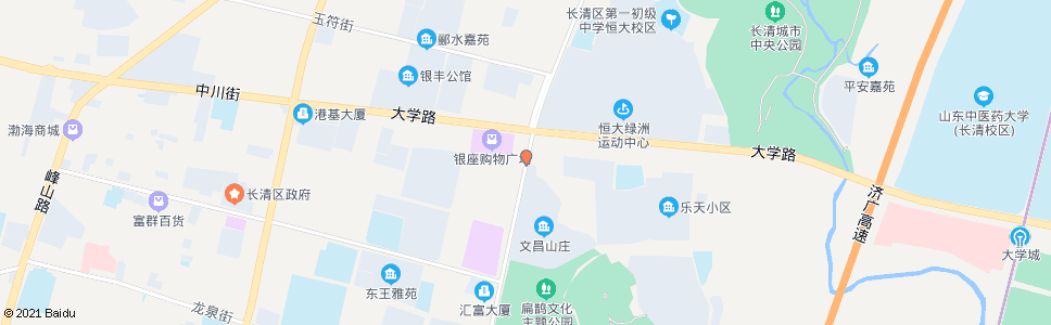 济南凤凰路大学路_公交站地图_济南公交_妙搜公交查询2024