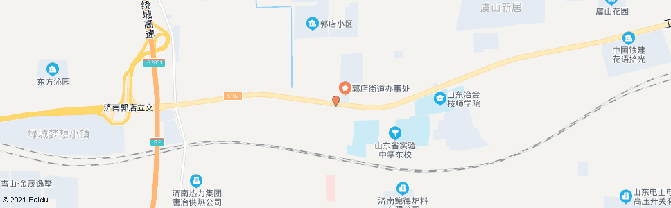 济南郭店街道办事处_公交站地图_济南公交_妙搜公交查询2024