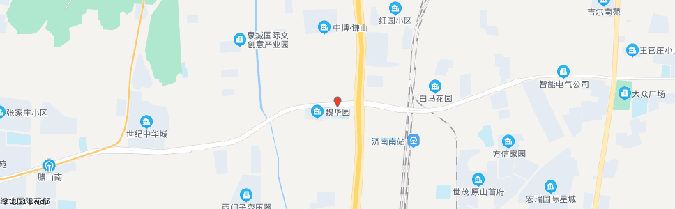 济南刘长山路二环西路_公交站地图_济南公交_妙搜公交查询2025