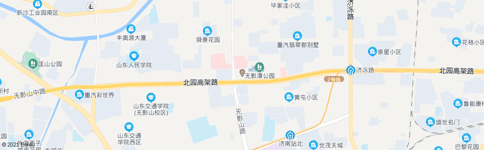 济南无影山新村_公交站地图_济南公交_妙搜公交查询2024