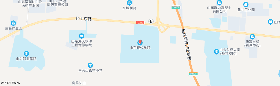 济南现代职业学院_公交站地图_济南公交_妙搜公交查询2024