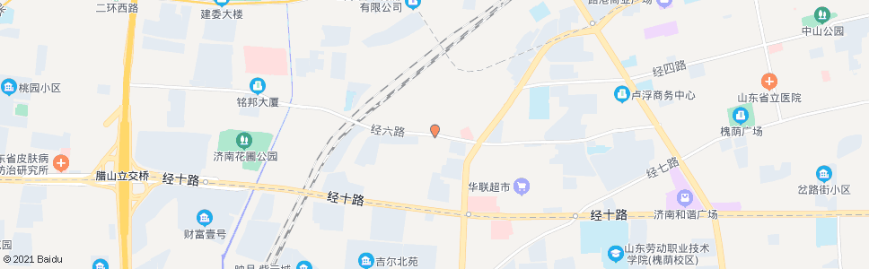 济南经六路营市西街_公交站地图_济南公交_妙搜公交查询2025