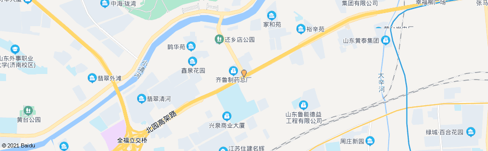 济南还乡店路北口_公交站地图_济南公交_妙搜公交查询2024