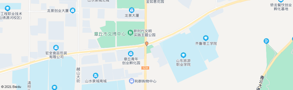 济南双山路口_公交站地图_济南公交_妙搜公交查询2025