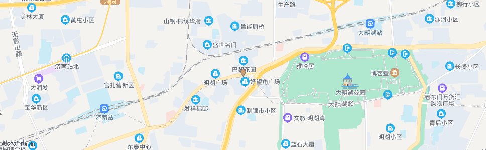 济南明湖西路顺河街_公交站地图_济南公交_妙搜公交查询2024