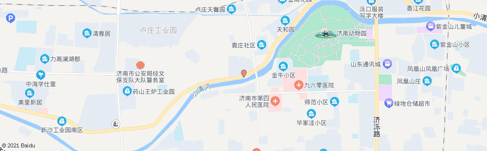 济南小清河北路无影山北路_公交站地图_济南公交_妙搜公交查询2024