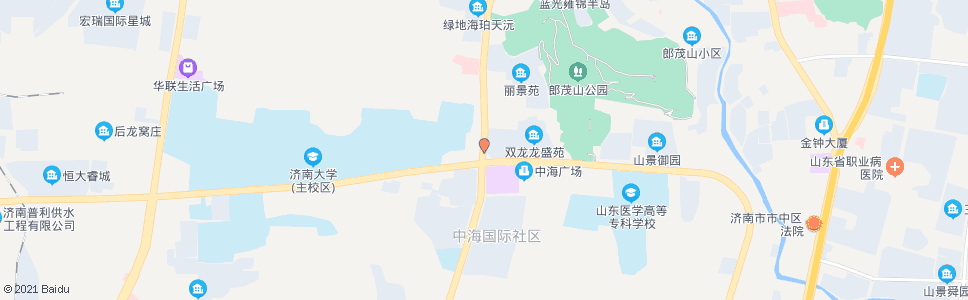 济南郎茂山路二环南路_公交站地图_济南公交_妙搜公交查询2024