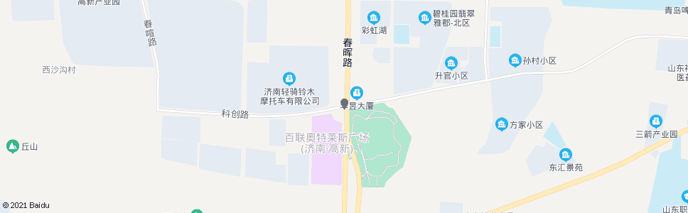 济南科创路春晖路_公交站地图_济南公交_妙搜公交查询2024