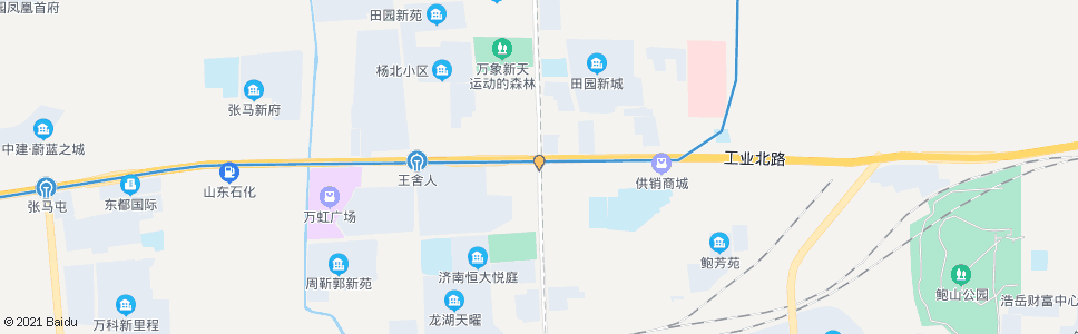 济南凤凰路工业北路_公交站地图_济南公交_妙搜公交查询2024