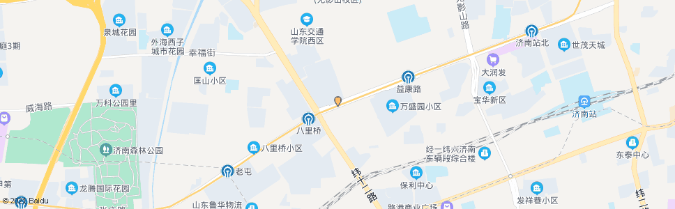 济南堤口路西口_公交站地图_济南公交_妙搜公交查询2024