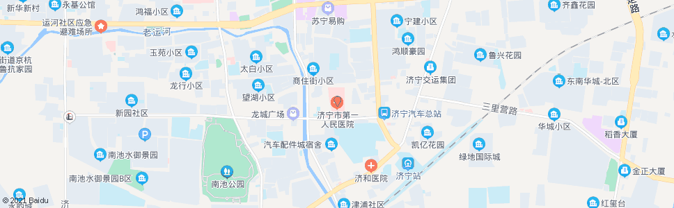 济宁城区医院_公交站地图_济宁公交_妙搜公交查询2024