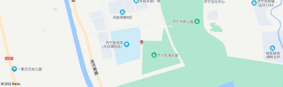 济宁济宁医学院_公交站地图_济宁公交_妙搜公交查询2024