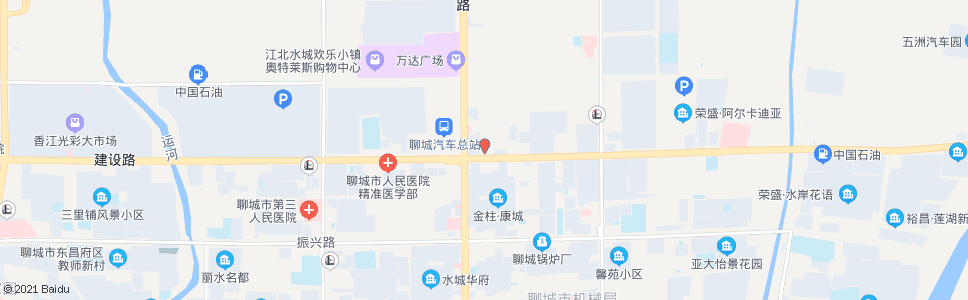 聊城聊城现代男科医院(汽车总站)_公交站地图_聊城公交_妙搜公交查询2024