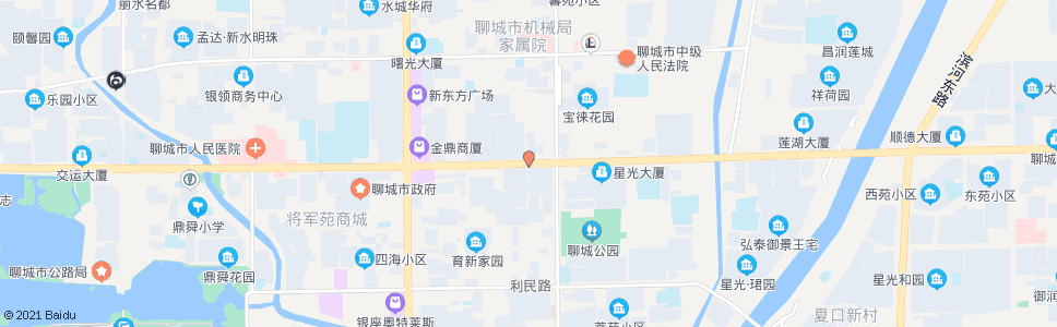 聊城光岳宾馆_公交站地图_聊城公交_妙搜公交查询2024