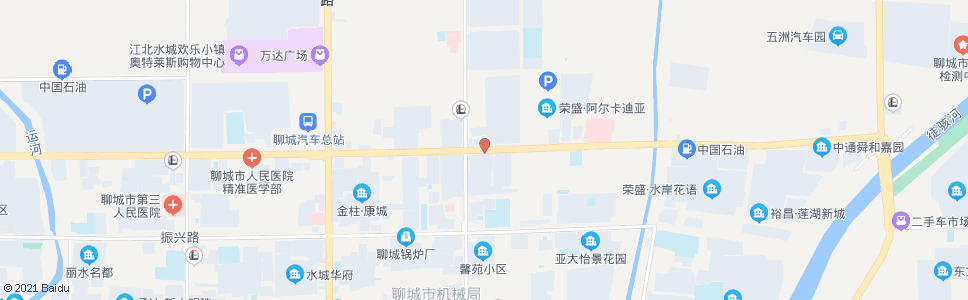 聊城建设路花园路口东站_公交站地图_聊城公交_妙搜公交查询2024