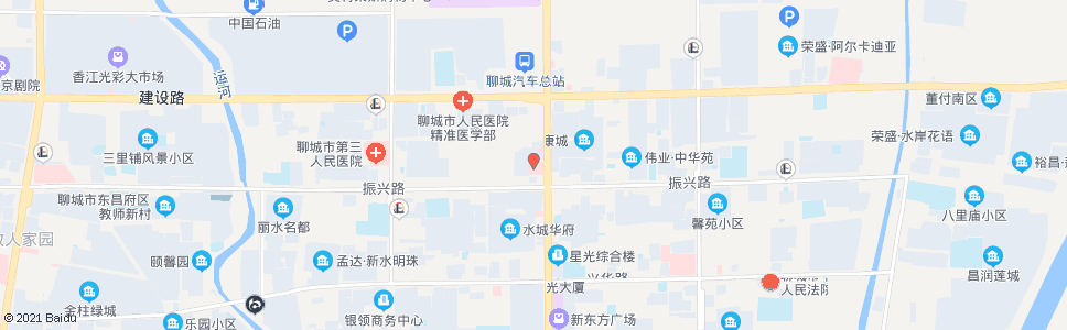 聊城水城妇产医院_公交站地图_聊城公交_妙搜公交查询2024