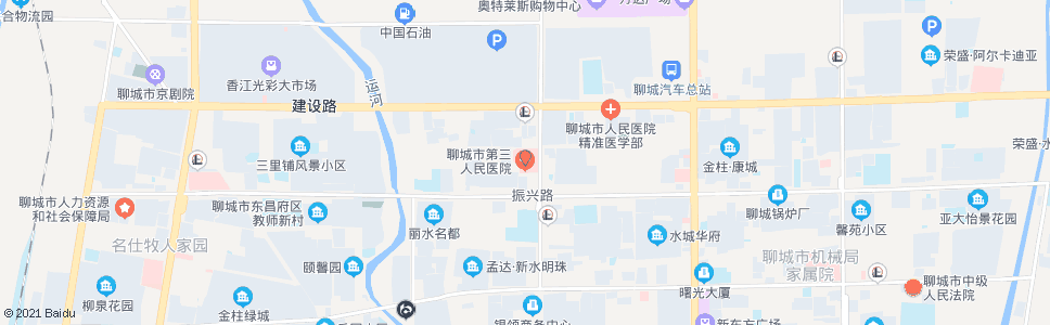 聊城区人大(卫育南路)_公交站地图_聊城公交_妙搜公交查询2024