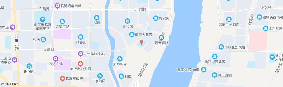 临沂杏园小学_公交站地图_临沂公交_妙搜公交查询2024