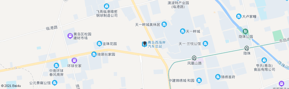 青岛西海岸汽车总站_公交站地图_青岛公交_妙搜公交查询2024