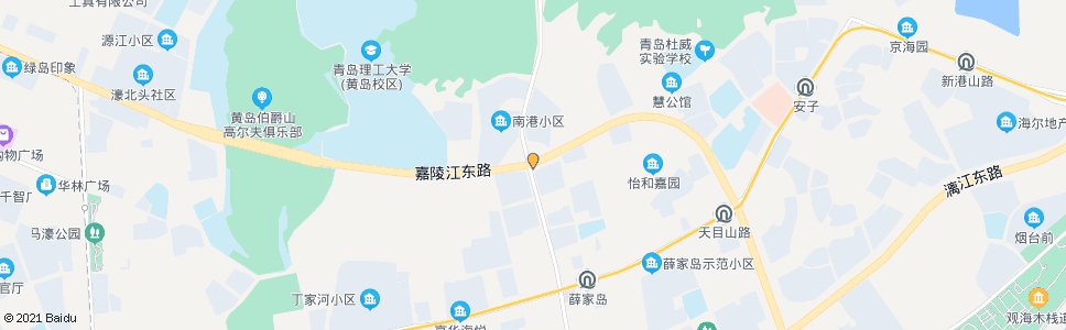 青岛船厂路北(嘉陵江东路)_公交站地图_青岛公交_妙搜公交查询2024