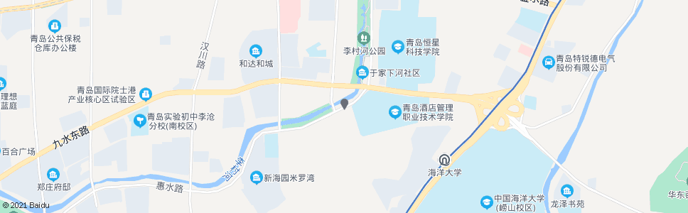 青岛惠水路东川路_公交站地图_青岛公交_妙搜公交查询2024