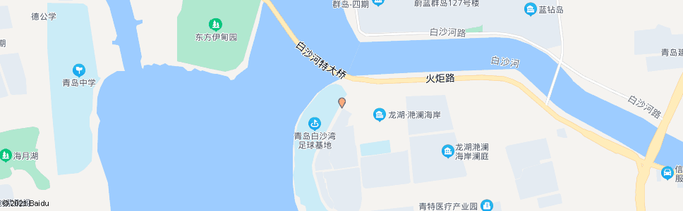 青岛龙湖滟澜海岸西_公交站地图_青岛公交_妙搜公交查询2024