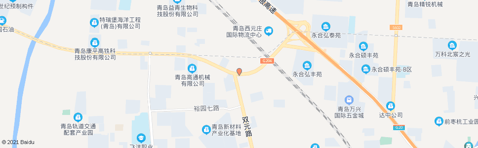 青岛双元路北站_公交站地图_青岛公交_妙搜公交查询2024