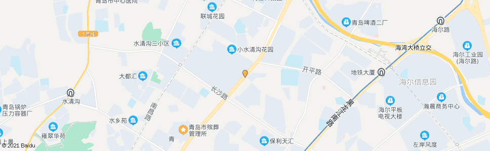 青岛小水清沟_公交站地图_青岛公交_妙搜公交查询2024