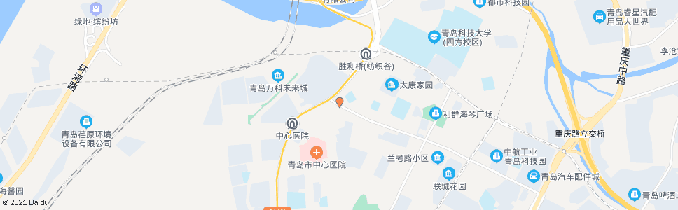 青岛洛阳路西站_公交站地图_青岛公交_妙搜公交查询2024